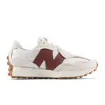 New Balance 327 White Burgundy